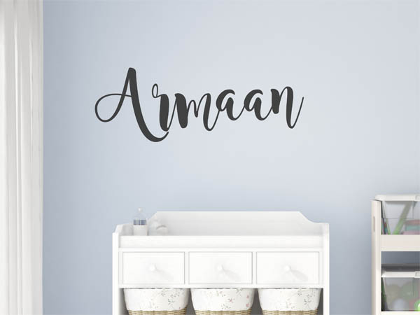 Wandtattoo Armaan in Handschrift