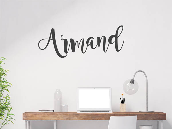 Wandtattoo Armand in Handschrift