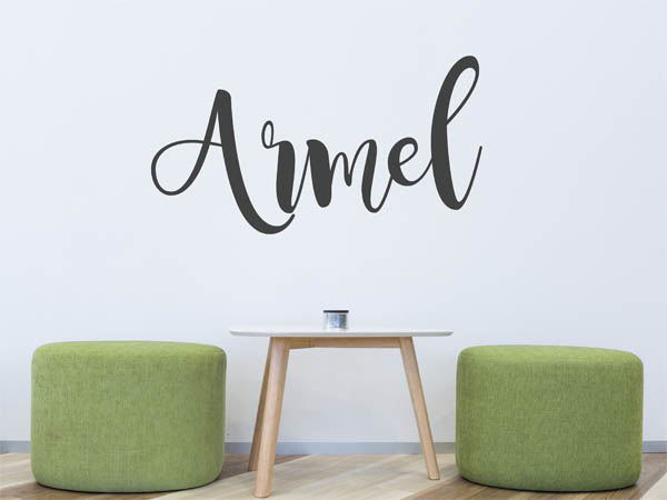 Wandtattoo Armel in Handschrift