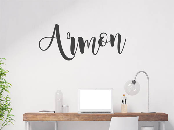 Wandtattoo Armon in Handschrift