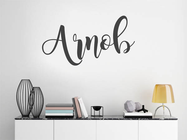 Wandtattoo Arnob in Handschrift