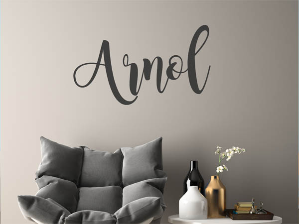 Wandtattoo Arnol in Handschrift