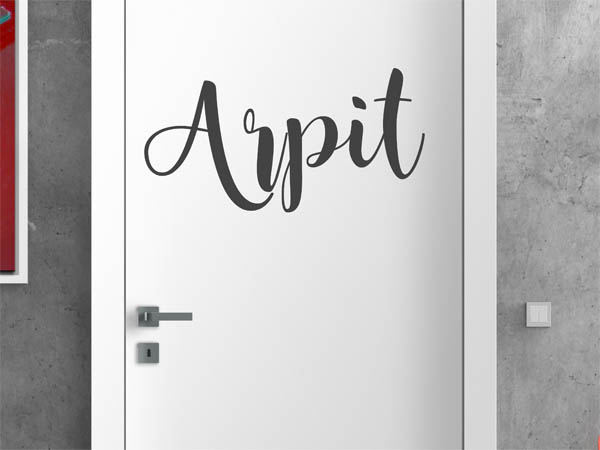 Wandtattoo Arpit in Handschrift