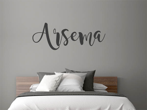 Wandtattoo Arsema in Handschrift