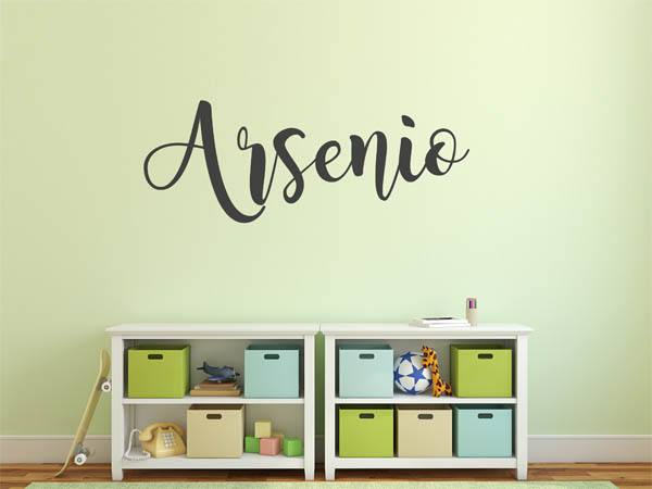 Wandtattoo Arsenio in Handschrift