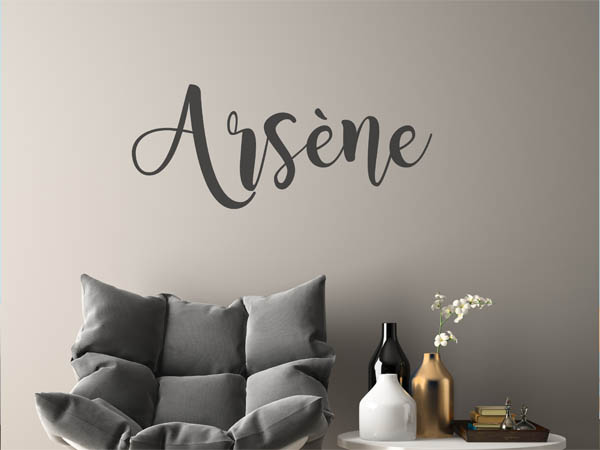 Wandtattoo Arsène in Handschrift