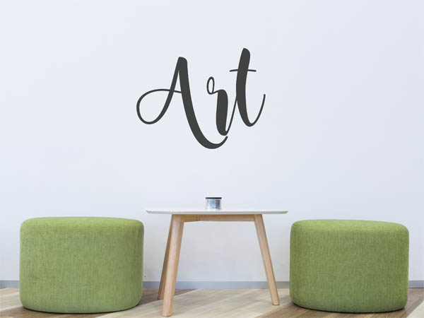 Wandtattoo Art in Handschrift