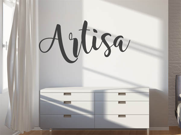 Wandtattoo Artisa in Handschrift