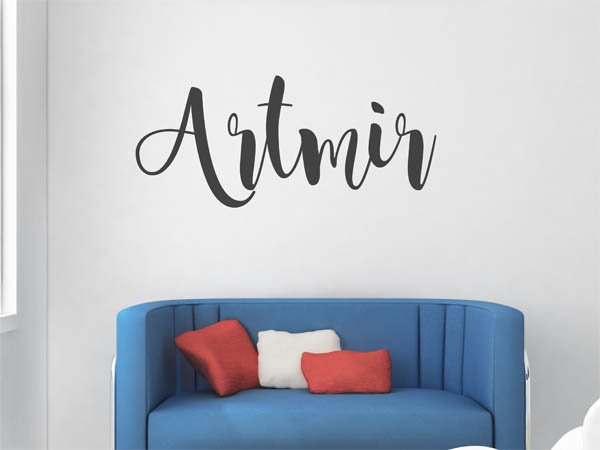 Wandtattoo Artmir in Handschrift
