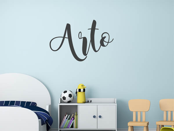 Wandtattoo Arto in Handschrift