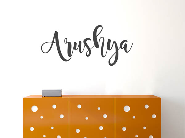 Wandtattoo Arushya in Handschrift