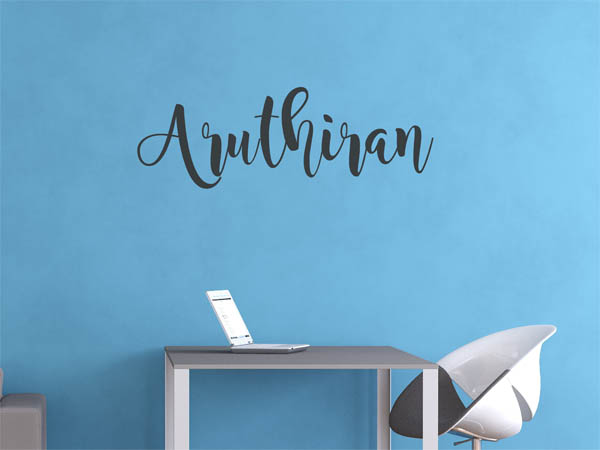 Wandtattoo Aruthiran in Handschrift
