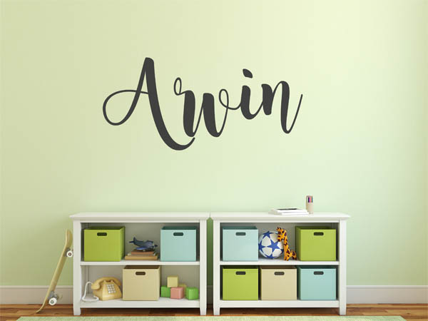 Wandtattoo Arvin in Handschrift