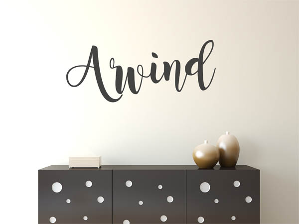 Wandtattoo Arvind in Handschrift