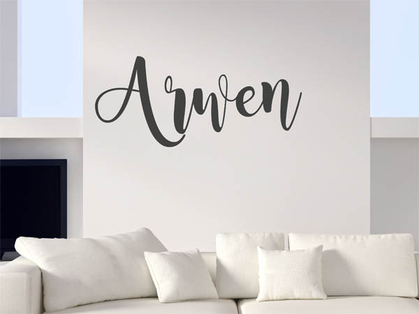 Wandtattoo Arwen in Handschrift