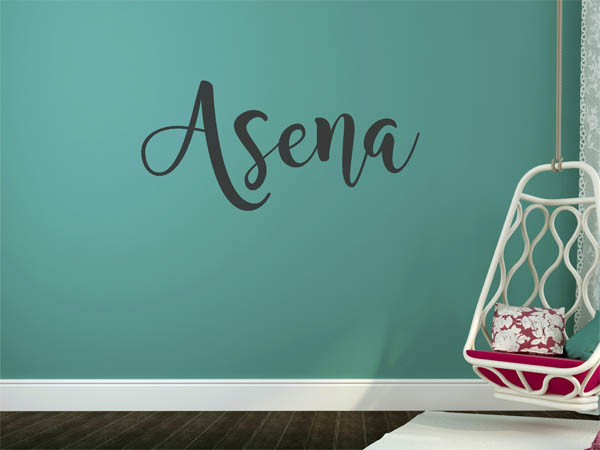 Wandtattoo Asena in Handschrift