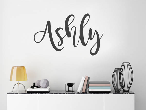 Wandtattoo Ashly in Handschrift