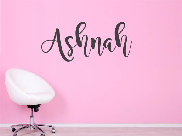 Wandtattoo Ashnah in Handschrift