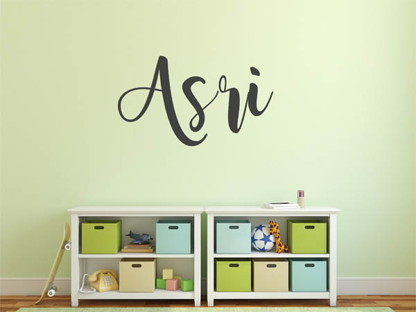 Wandtattoo Asri in Handschrift