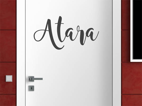 Wandtattoo Atara in Handschrift