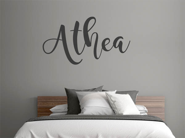 Wandtattoo Athea in Handschrift