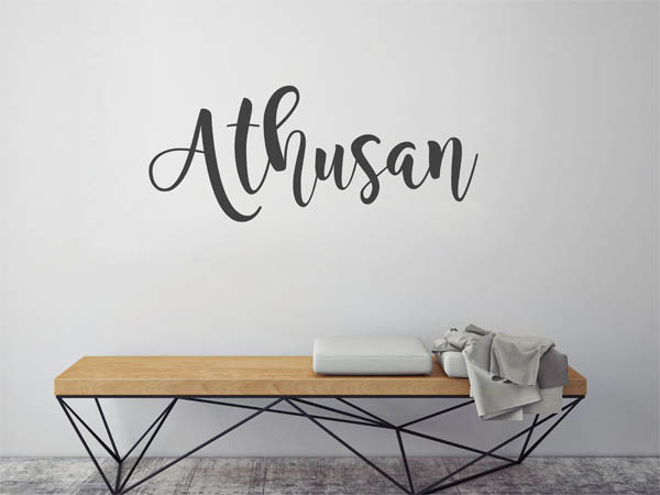 Wandtattoo Athusan in Handschrift