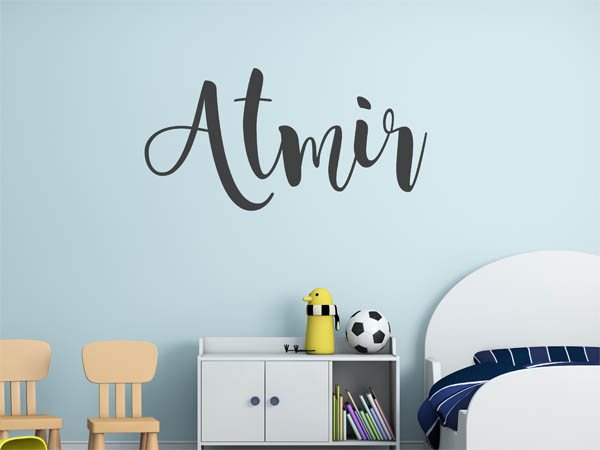 Wandtattoo Atmir in Handschrift
