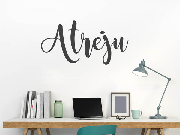 Wandtattoo Atreju in Handschrift