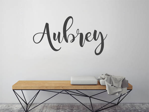 Wandtattoo Aubrey in Handschrift