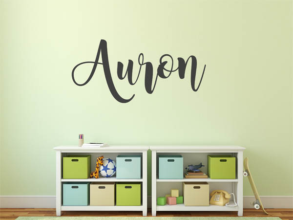 Wandtattoo Auron in Handschrift