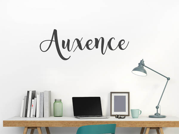 Wandtattoo Auxence in Handschrift