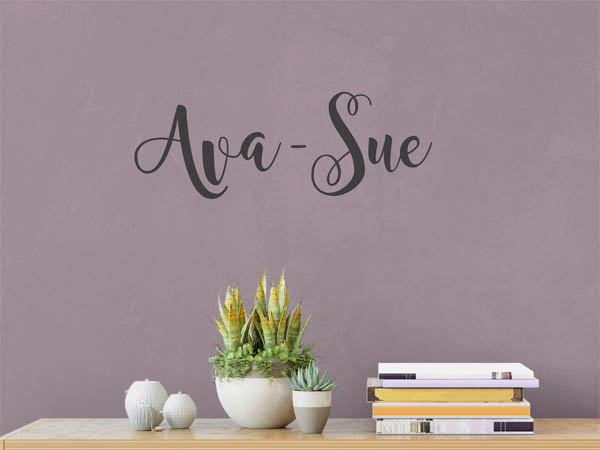 Wandtattoo Ava-Sue in Handschrift