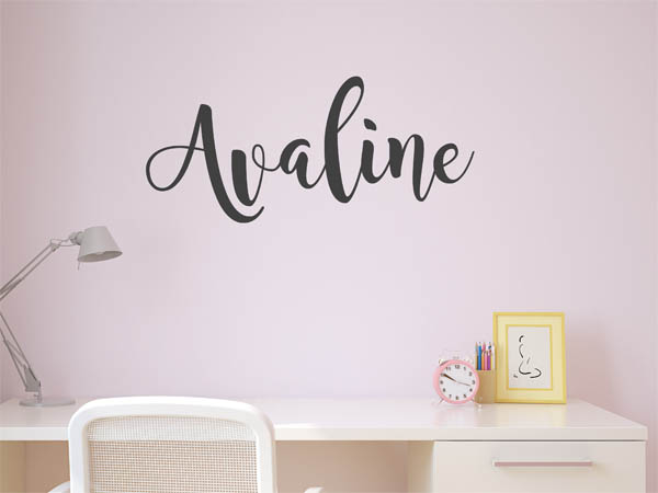 Wandtattoo Avaline in Handschrift