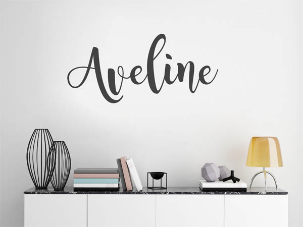 Wandtattoo Aveline in Handschrift