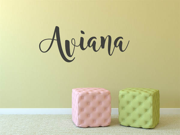 Wandtattoo Aviana in Handschrift