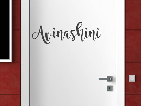 Wandtattoo Avinashini in Handschrift