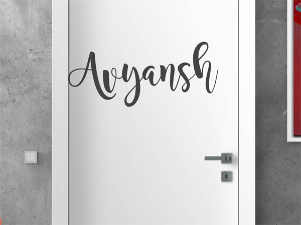 Wandtattoo Avyansh in Handschrift
