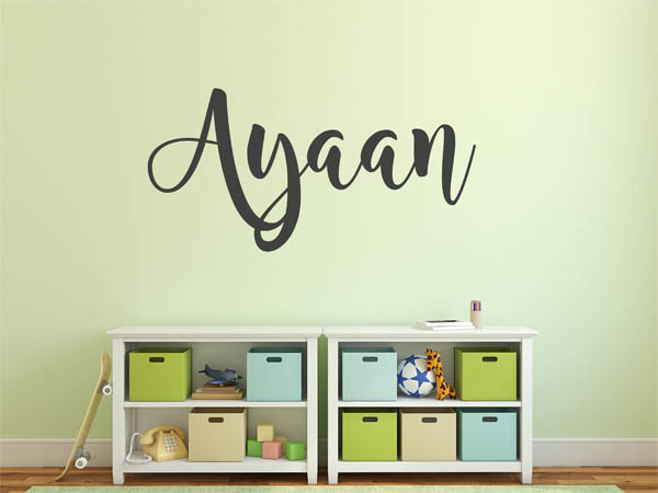 Wandtattoo Ayaan in Handschrift