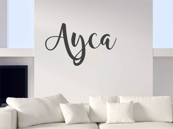 Wandtattoo Ayca in Handschrift