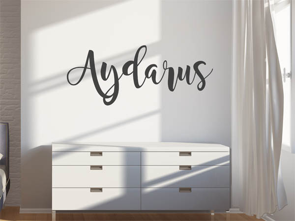 Wandtattoo Aydarus in Handschrift