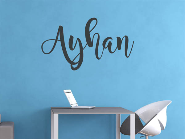 Wandtattoo Ayhan in Handschrift
