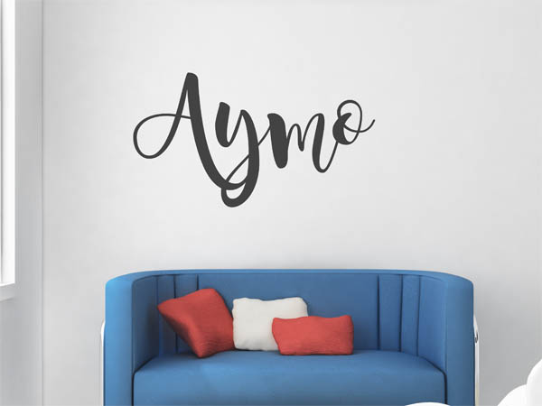 Wandtattoo Aymo in Handschrift