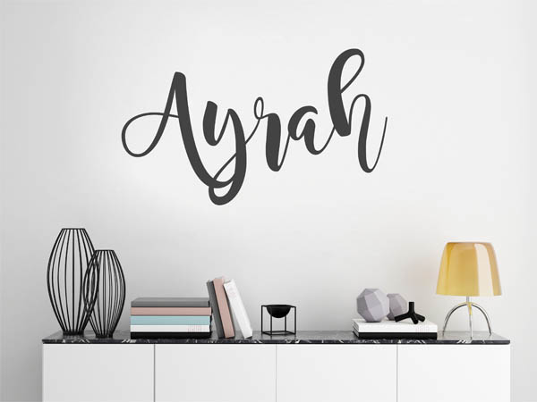 Wandtattoo Ayrah in Handschrift