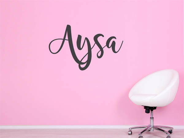 Wandtattoo Aysa in Handschrift