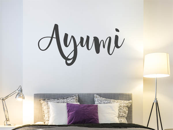 Wandtattoo Ayumi in Handschrift