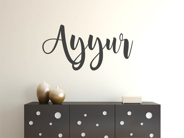 Wandtattoo Ayyur in Handschrift