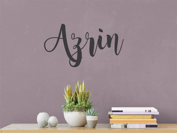 Wandtattoo Azrin in Handschrift