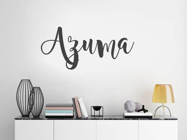 Wandtattoo Azuma in Handschrift