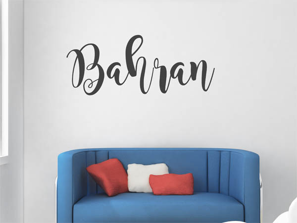 Wandtattoo Bahran in Handschrift