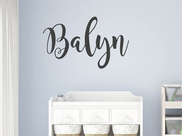 Wandtattoo Balyn in Handschrift
